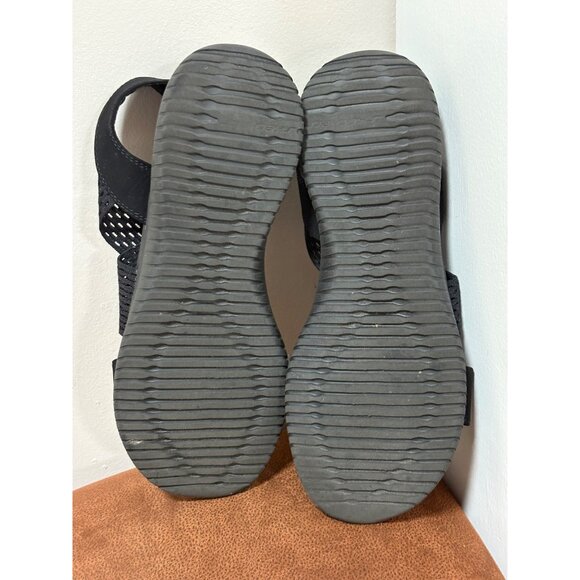 SKECHERS YOGA FOAM WOMENS SLINGBACK SLIP ON BLACK SANDALS SIZE 10 COMFORT LIGHT - Picture 8 of 8